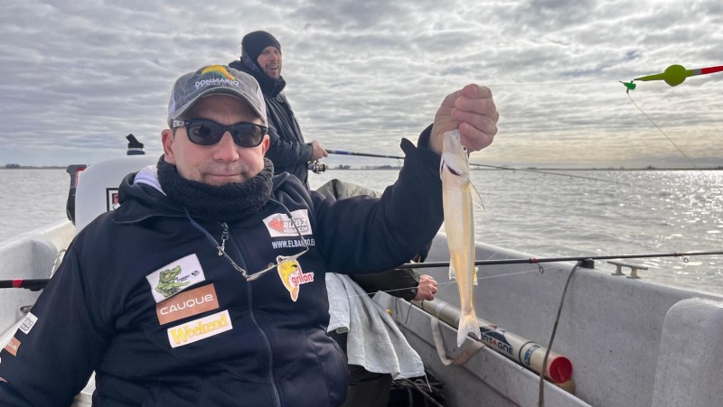 Muy buena pesca en la laguna de Alsina